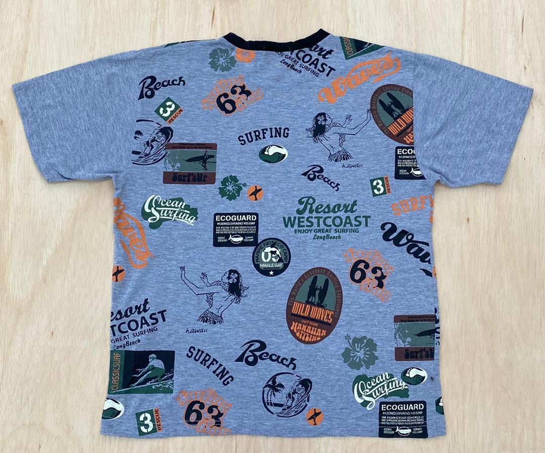 Vintage vintage tee surf style C -19 full print Size US M / EU 48-50 / 2 - 2 Thumbnail