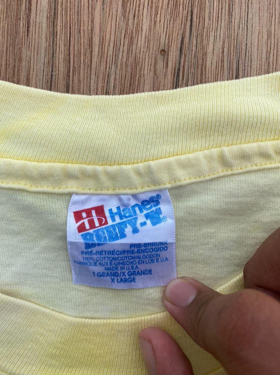 Hanes × Vintage vintage tee D - 27 Size US XL / EU 56 / 4 - 3 Thumbnail