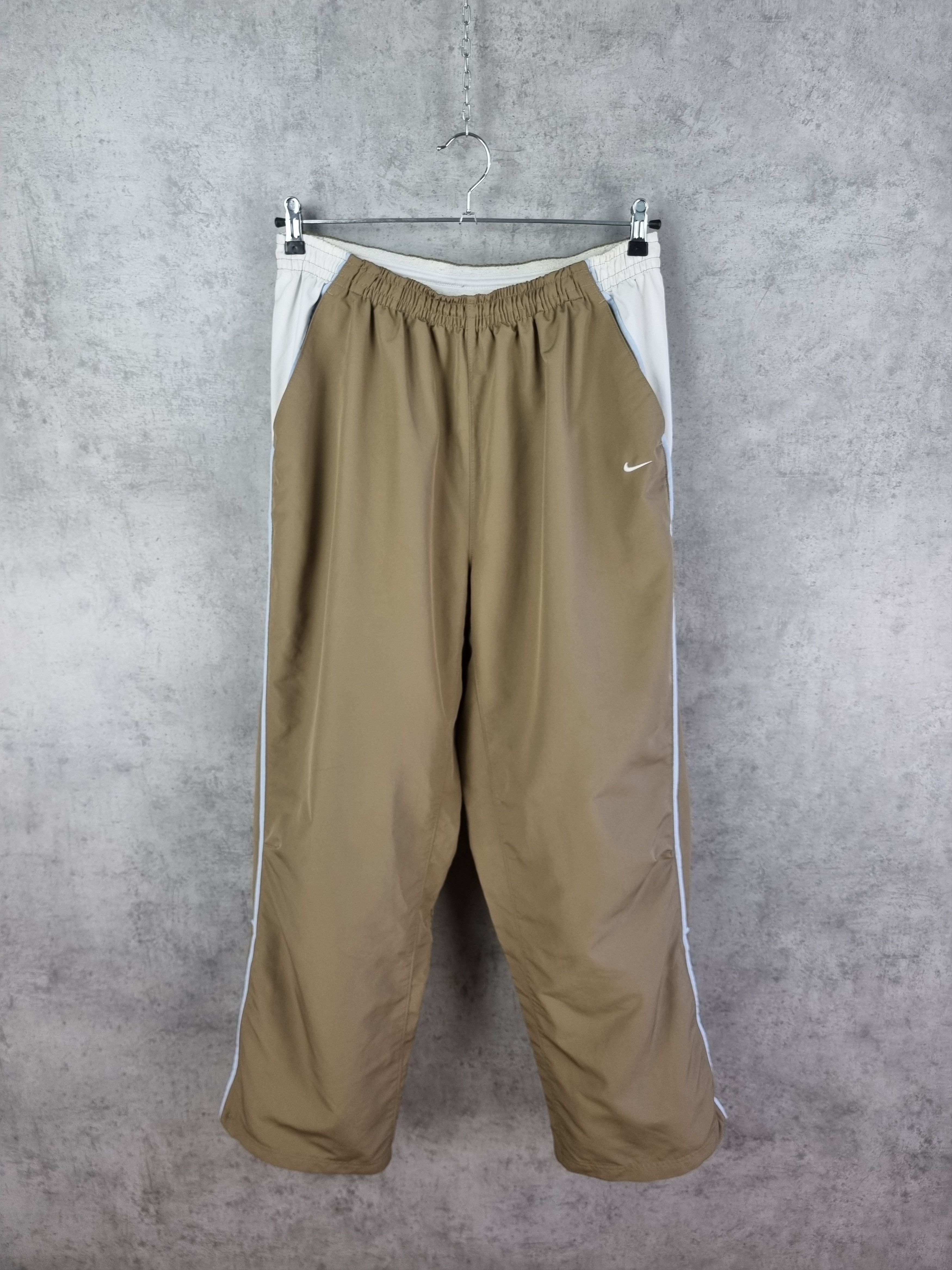 Nike × Vintage Rare NIKE Mocha Brown Sport Joggers Pants Swoosh Size US 32 / EU 48 - 1 Thumbnail