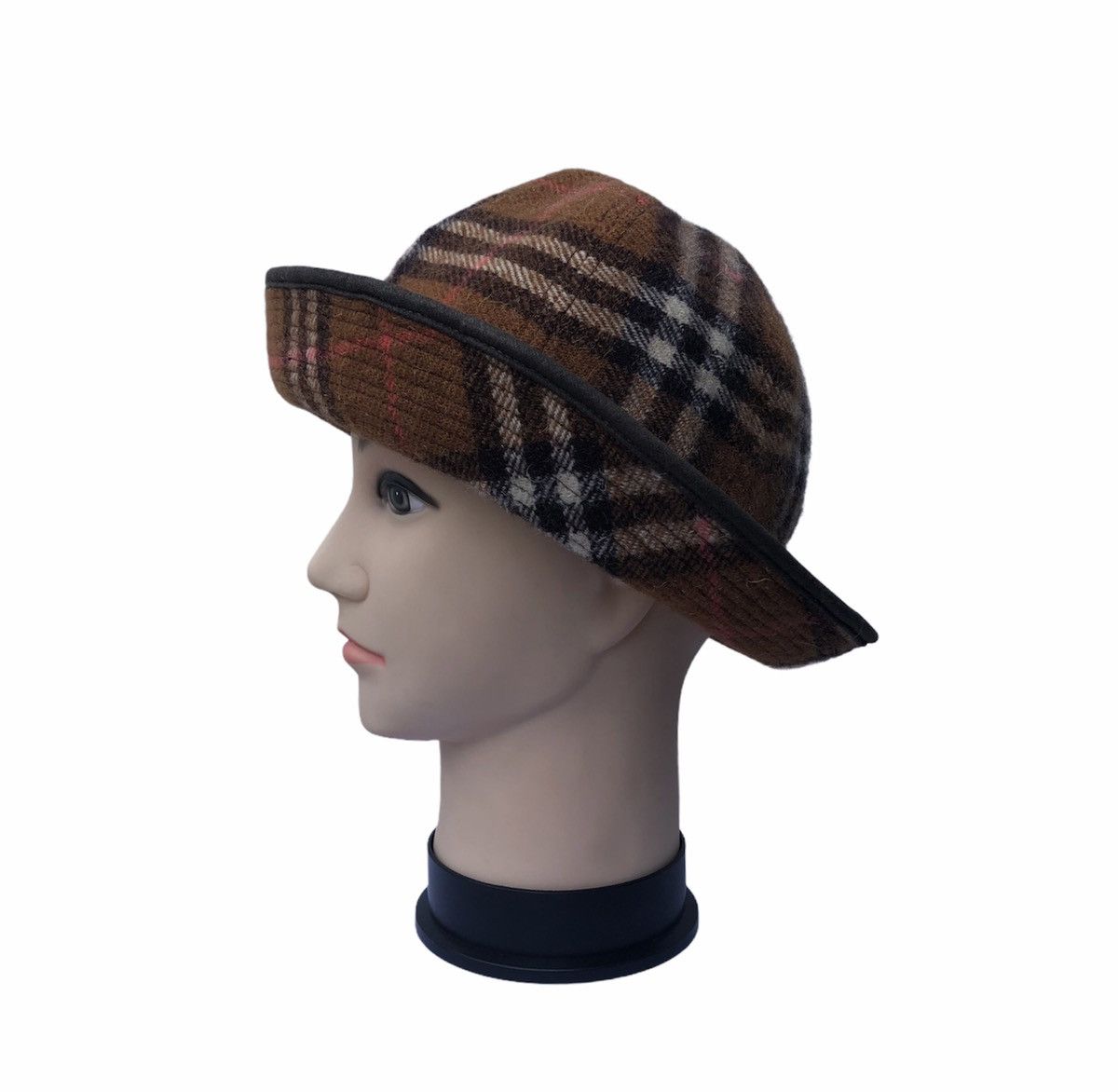 Burberry Burberry London Blue Label Wool Bucket Hat Size ONE SIZE - 4 Thumbnail