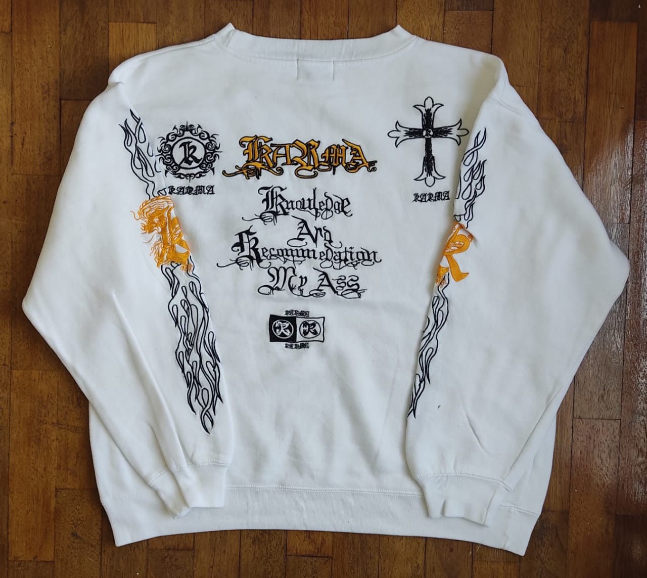 Designer × Vintage KARMA SW 4 chrome heart parody Size US L / EU 52-54 / 3 - 1 Thumbnail