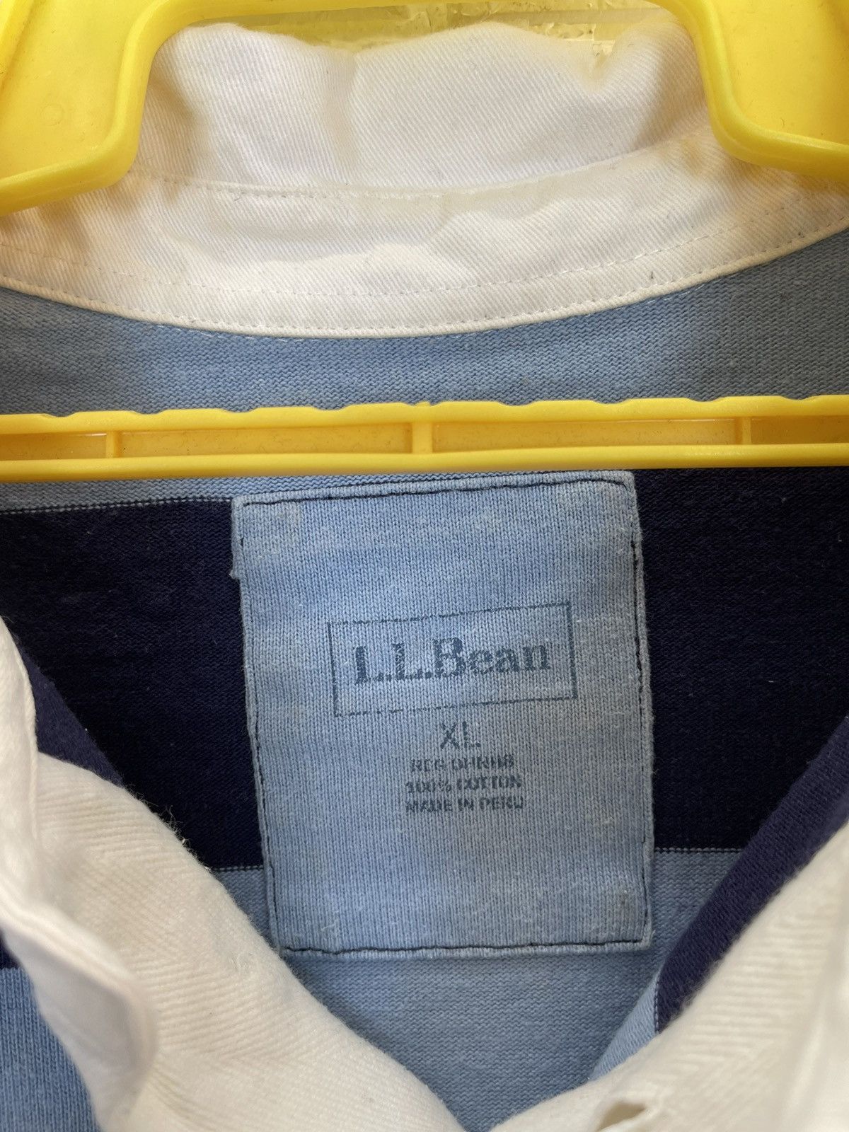 L.L. Bean 🔥ON SALE🔥90’s LL BEAN POLO RUGBY STRIPES TEE Size US XL / EU 56 / 4 - 4 Thumbnail