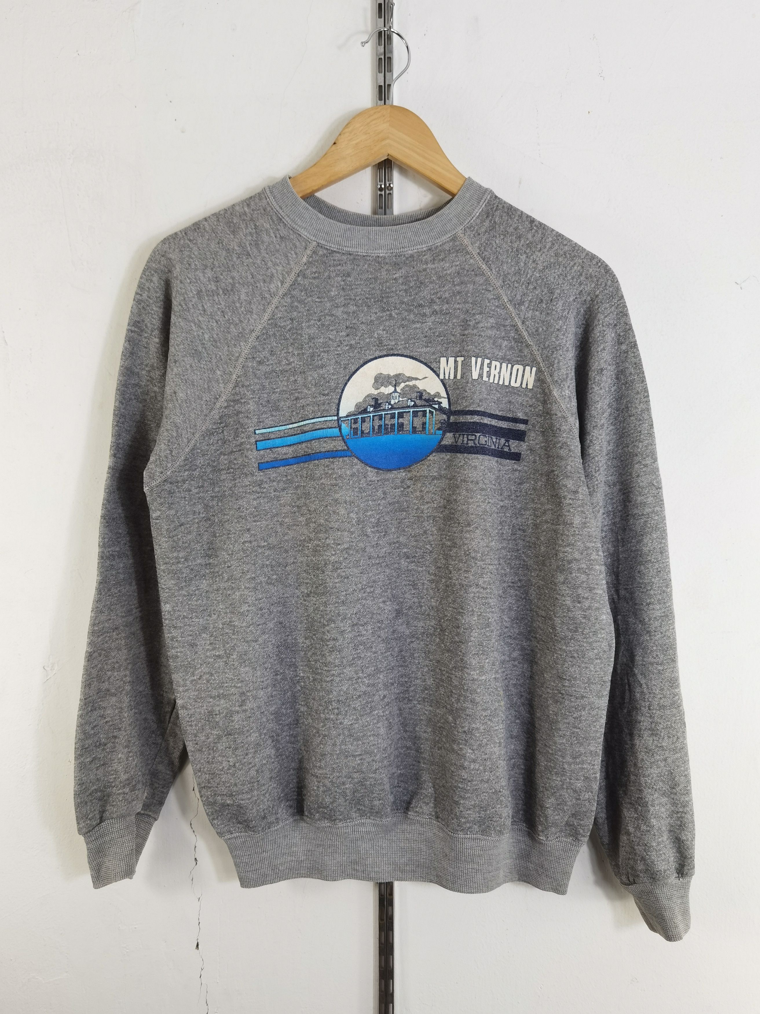 G5 MOUNT VERNOM Vintage Collegiate Pacific SWEATER LIGHT