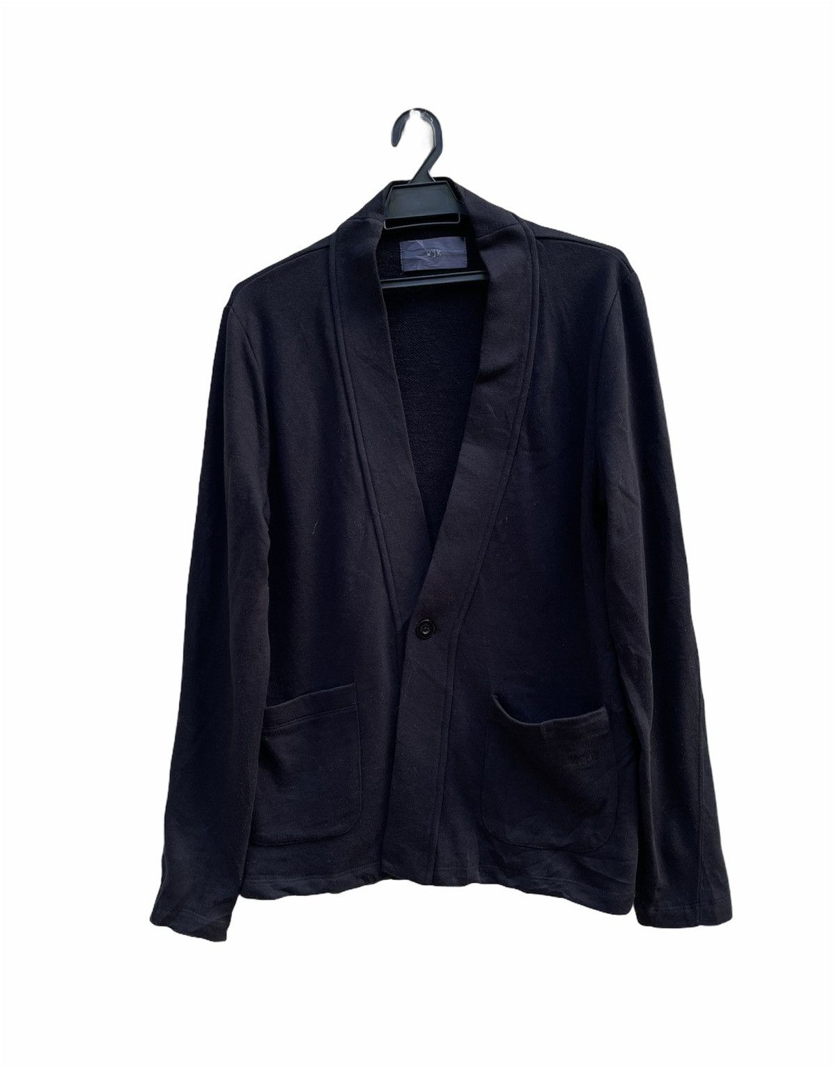 junhashimoto × wjk Black Cardigan WJK Japan Issey Miyake Line Designer Size US M / EU 48-50 / 2 - 2 Thumbnail