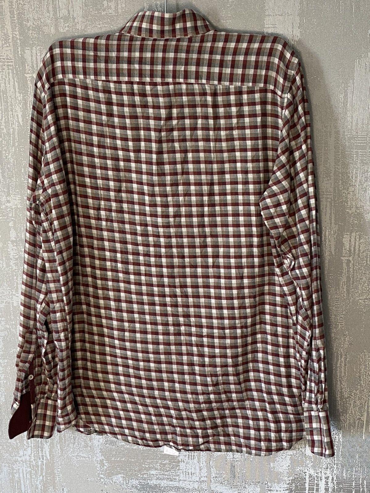 Canali Current Canali 1934 Plaid Long Sleeve Button up shirt Size US L / EU 52-54 / 3 - 3 Thumbnail