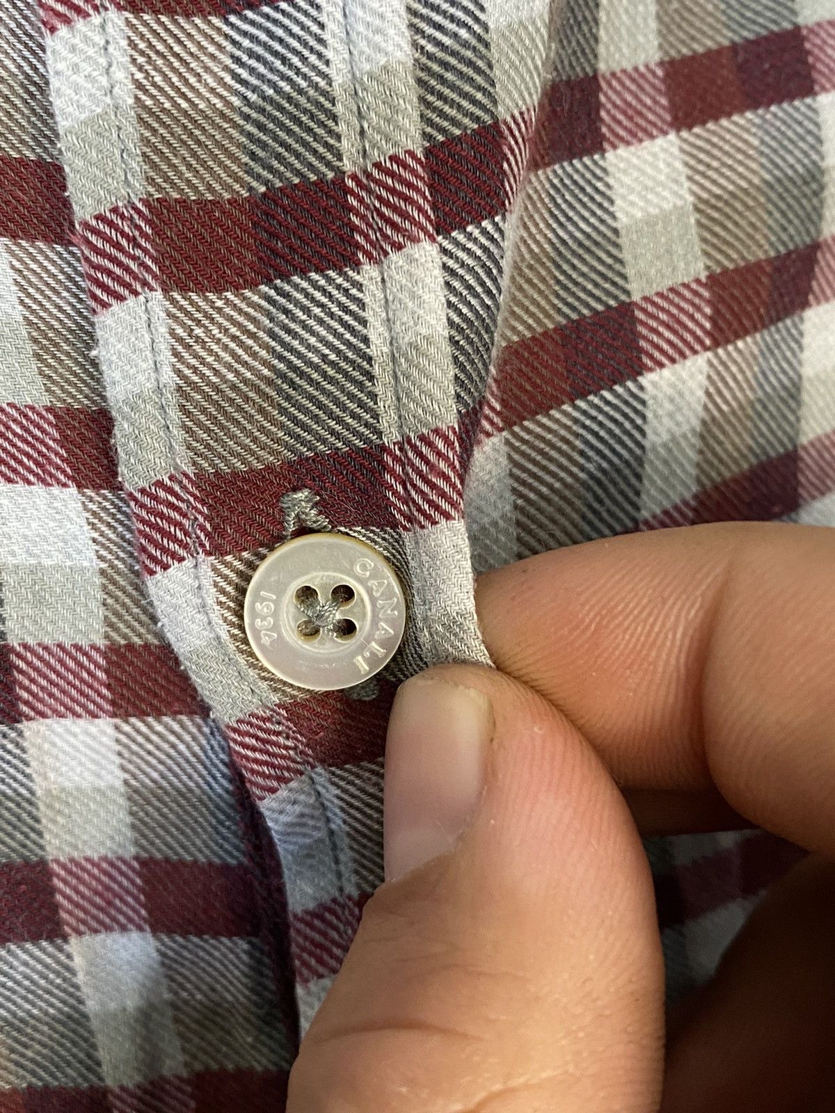 Canali Current Canali 1934 Plaid Long Sleeve Button up shirt Size US L / EU 52-54 / 3 - 4 Thumbnail