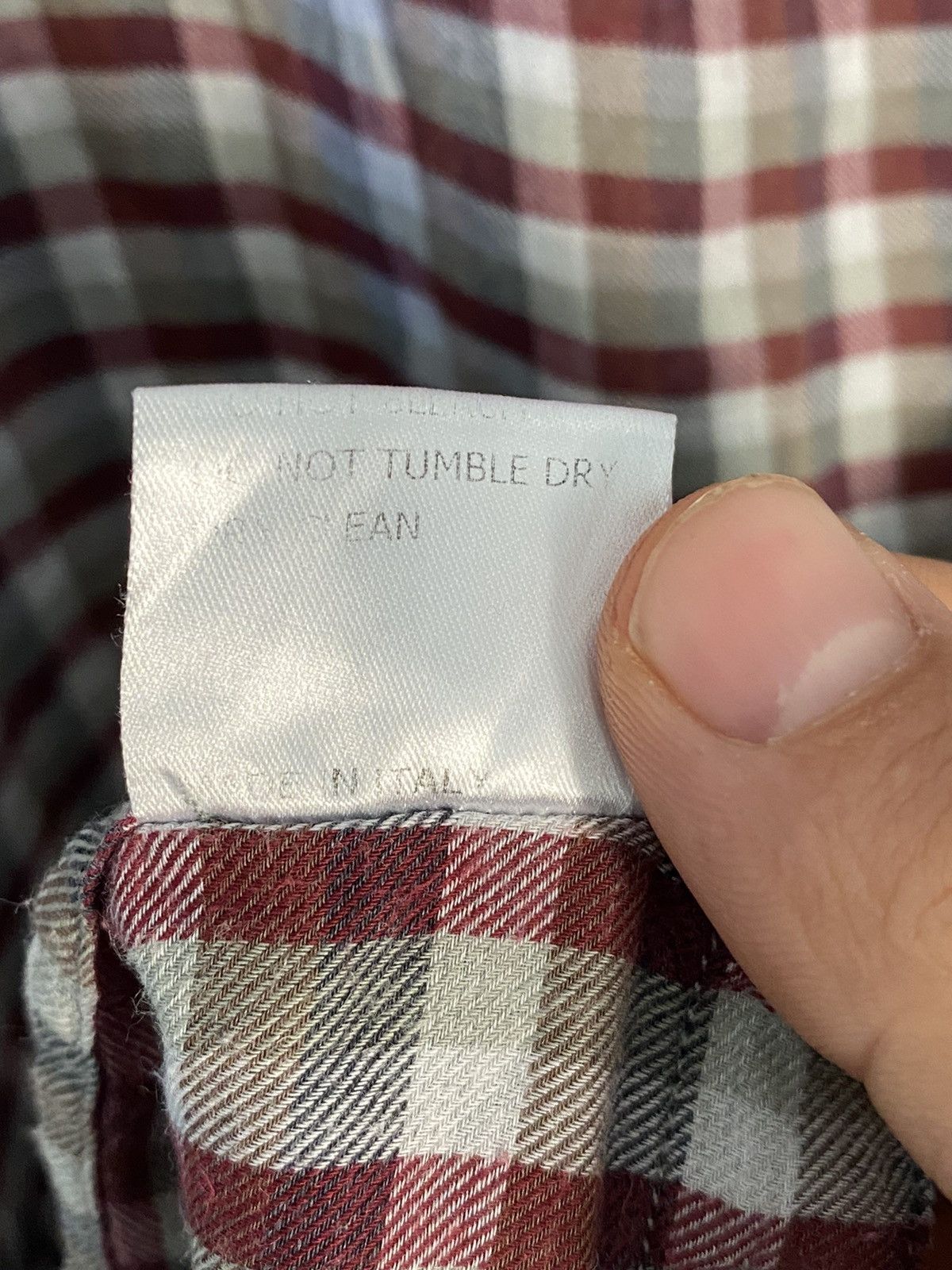 Canali Current Canali 1934 Plaid Long Sleeve Button up shirt Size US L / EU 52-54 / 3 - 6 Thumbnail