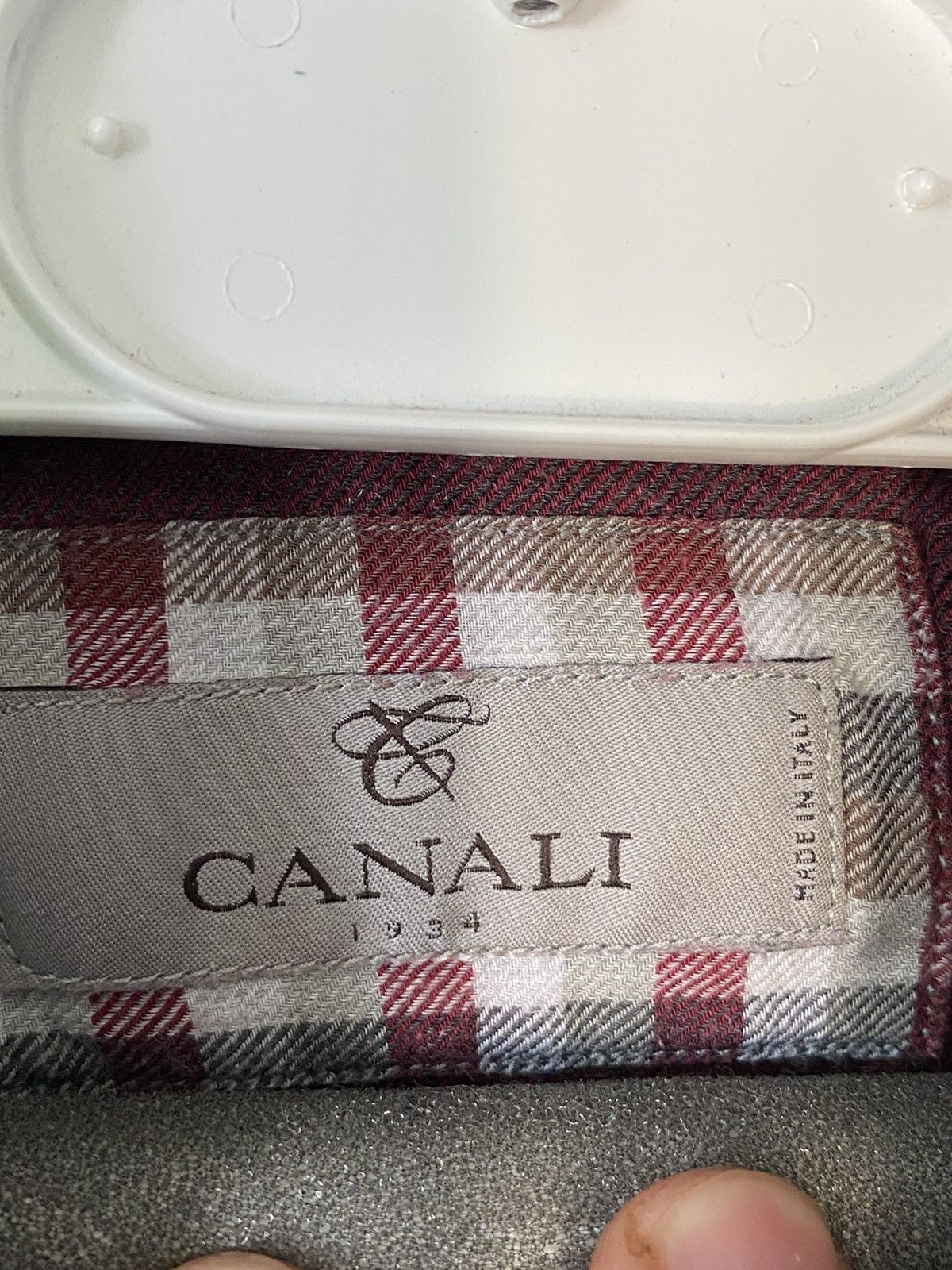 Canali Current Canali 1934 Plaid Long Sleeve Button up shirt Size US L / EU 52-54 / 3 - 8 Thumbnail