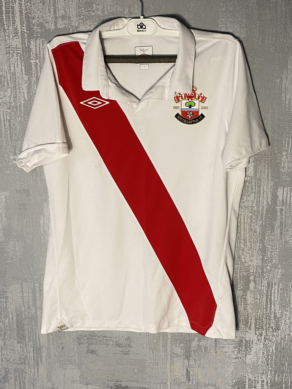 Umbro 2010 Vintage Southampton Umbro Soccer Jersey 125th years Size US S / EU 44-46 / 1 - 1 Thumbnail