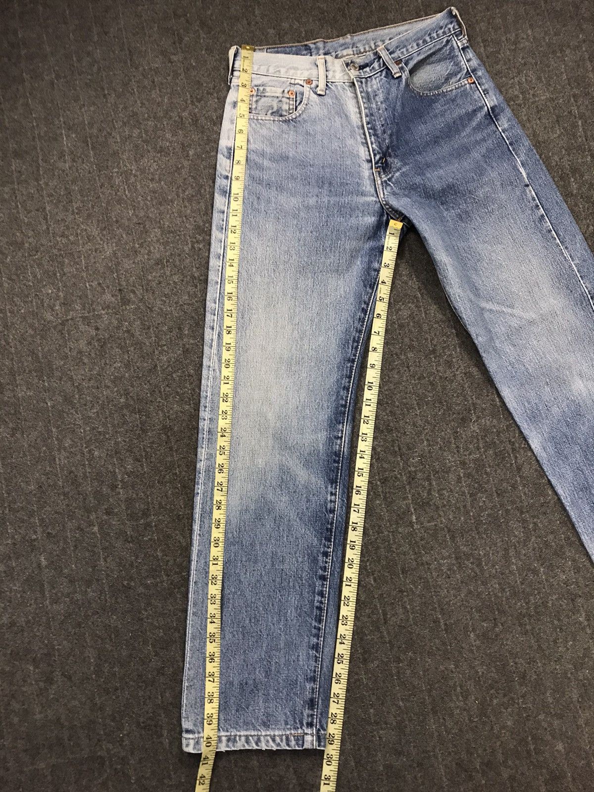 Levi's Vintage 502 XX Big E Selvedge Faded Colour Style Size US 29 - 22 Thumbnail