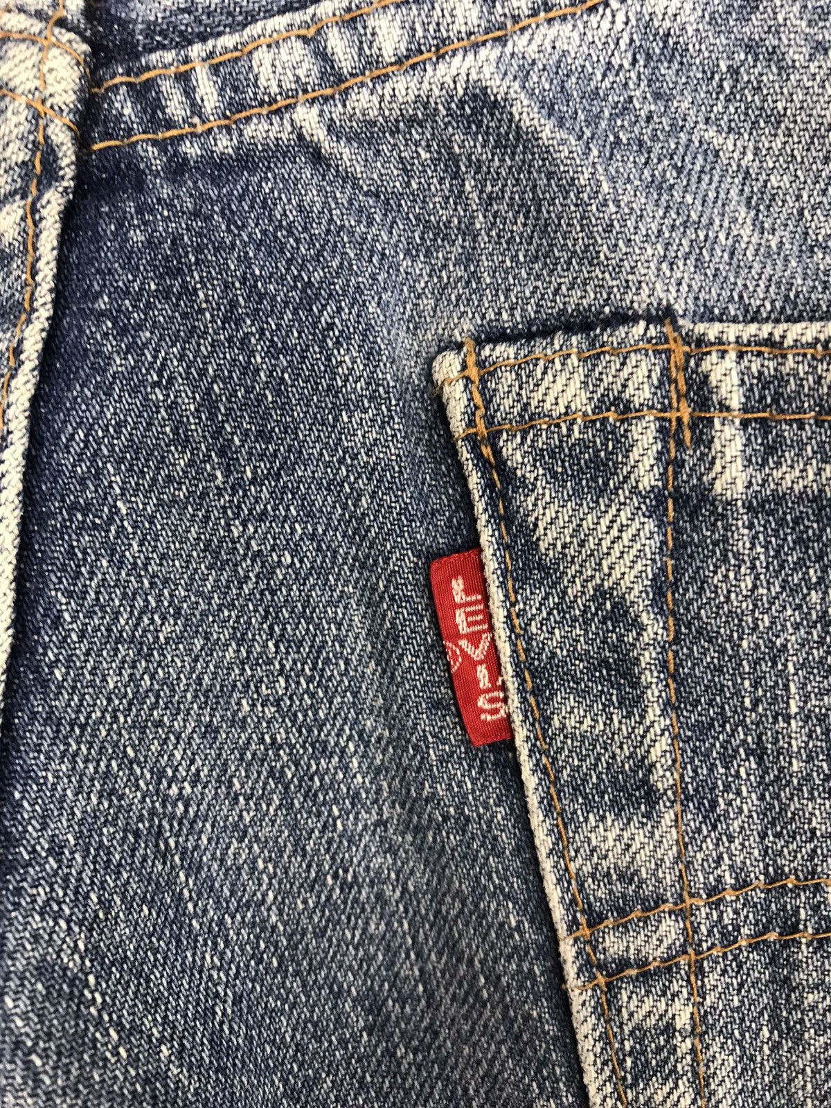 Levi's Vintage 502 XX Big E Selvedge Faded Colour Style Size US 29 - 15 Thumbnail