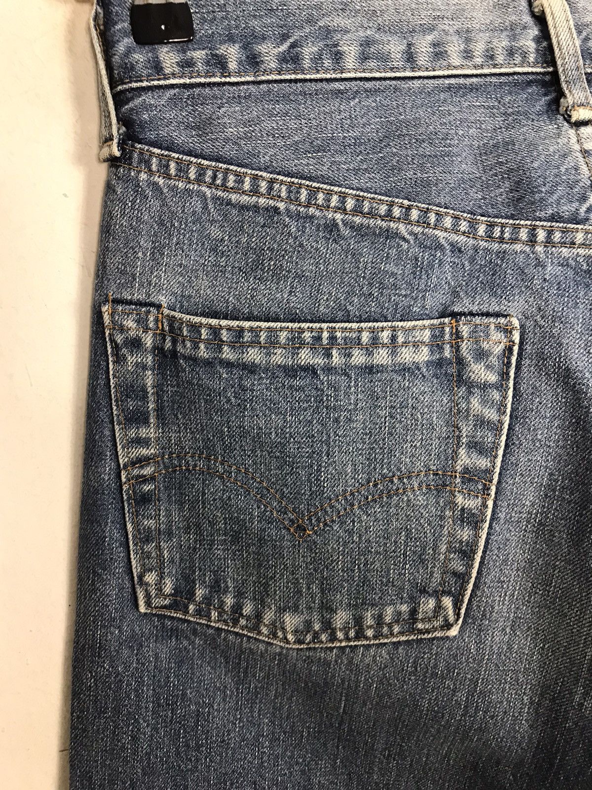 Levi's Vintage 502 XX Big E Selvedge Faded Colour Style Size US 29 - 14 Thumbnail