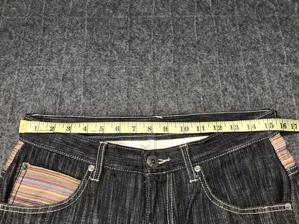 Japanese Brand Vintage Wild Khakis Design Striped Jeans 👖 Size US 31 - 16 Thumbnail