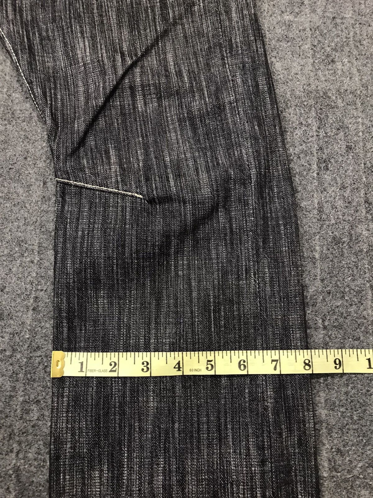 Japanese Brand Vintage Wild Khakis Design Striped Jeans 👖 Size US 31 - 19 Thumbnail