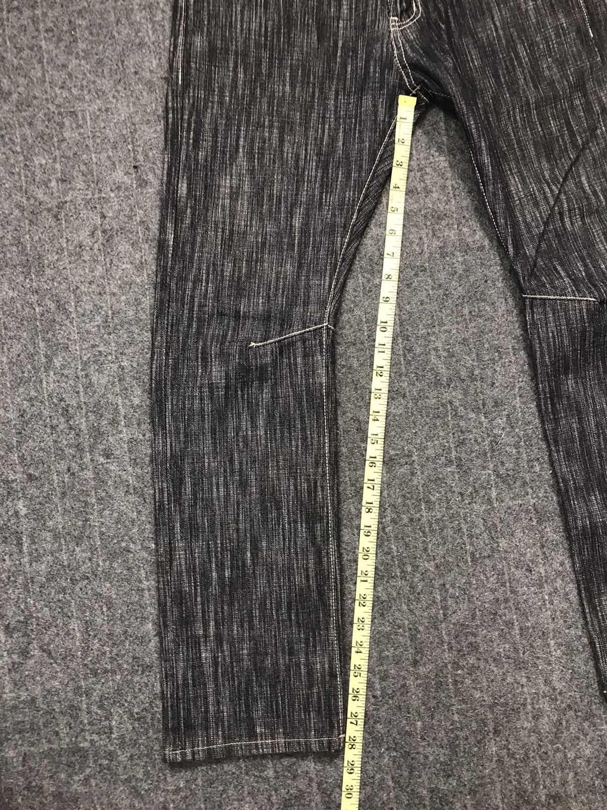 Japanese Brand Vintage Wild Khakis Design Striped Jeans 👖 Size US 31 - 21 Thumbnail