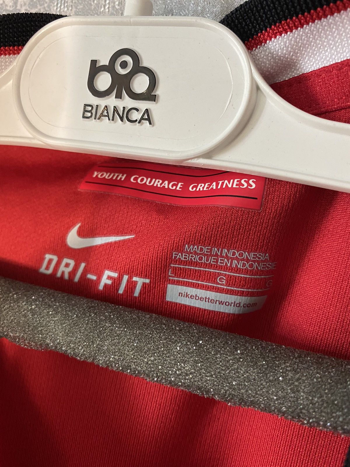 Adidas 2014 2015 Manchester United Home Nike Vintage Soccer Jersey Size US L / EU 52-54 / 3 - 6 Thumbnail
