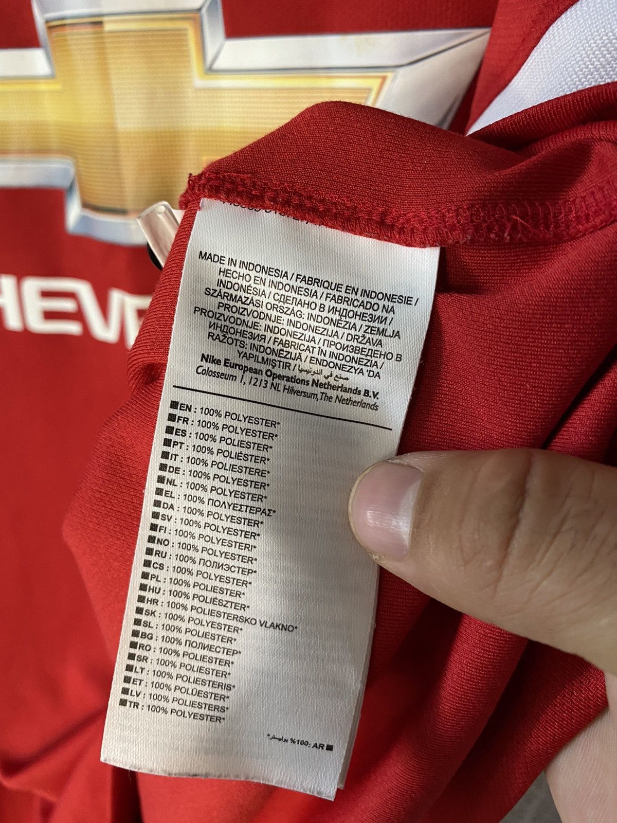 Adidas 2014 2015 Manchester United Home Nike Vintage Soccer Jersey Size US L / EU 52-54 / 3 - 4 Thumbnail