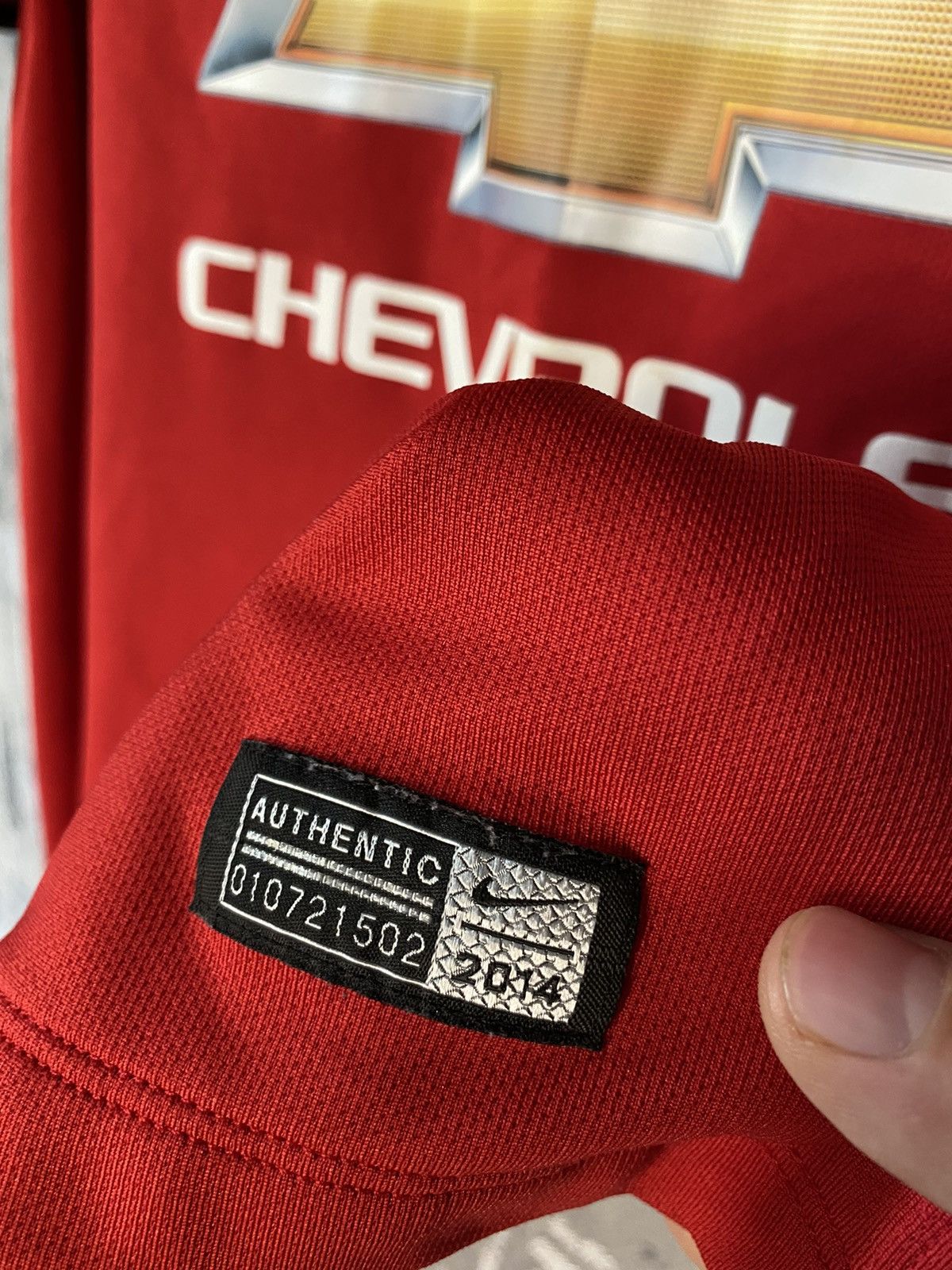 Adidas 2014 2015 Manchester United Home Nike Vintage Soccer Jersey Size US L / EU 52-54 / 3 - 3 Thumbnail