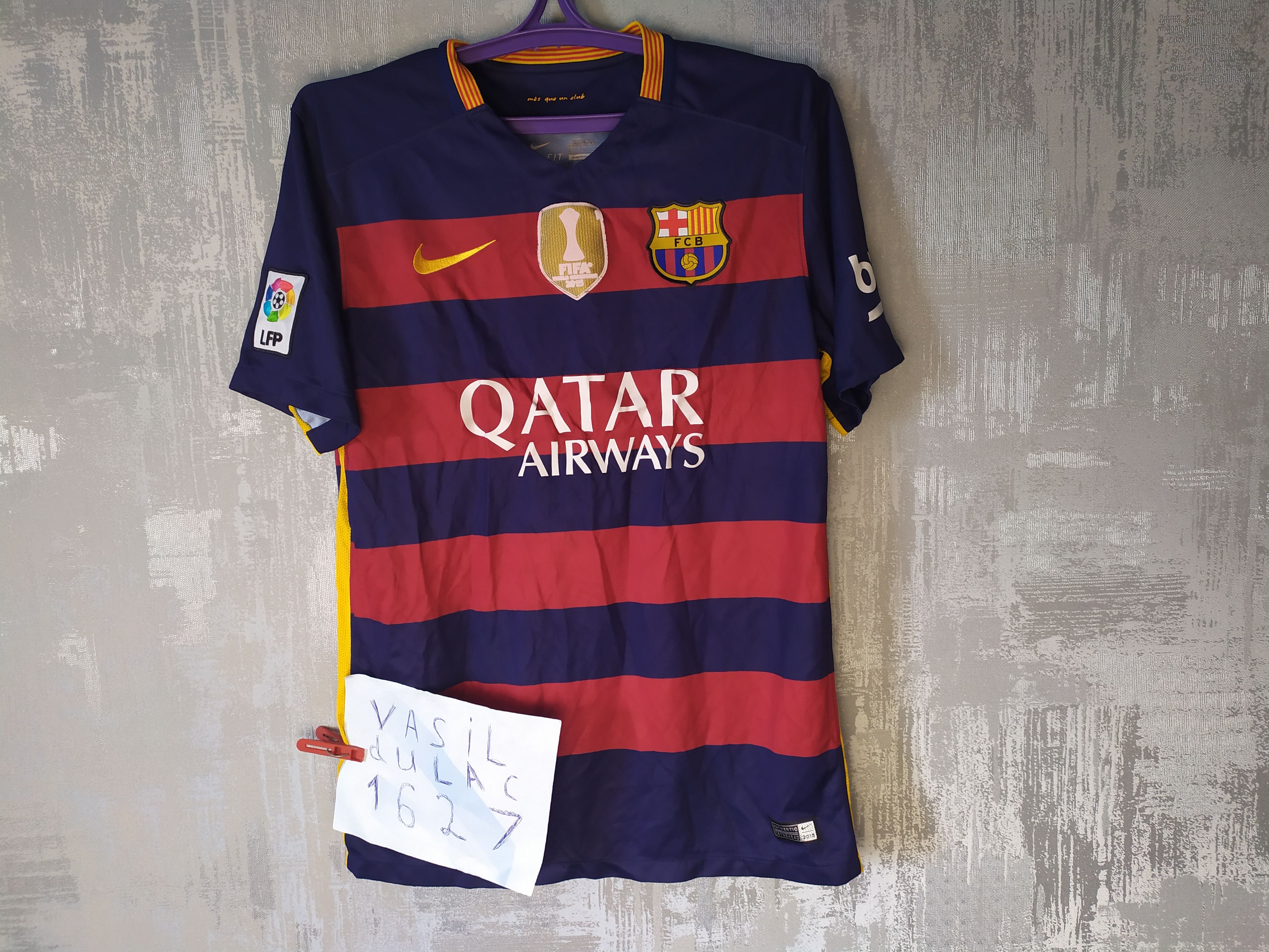 image of F C Barcelona x Nike 2014 2015Barcelona Nike Soccer Jersey 10 Messi, Men's (Size Medium)