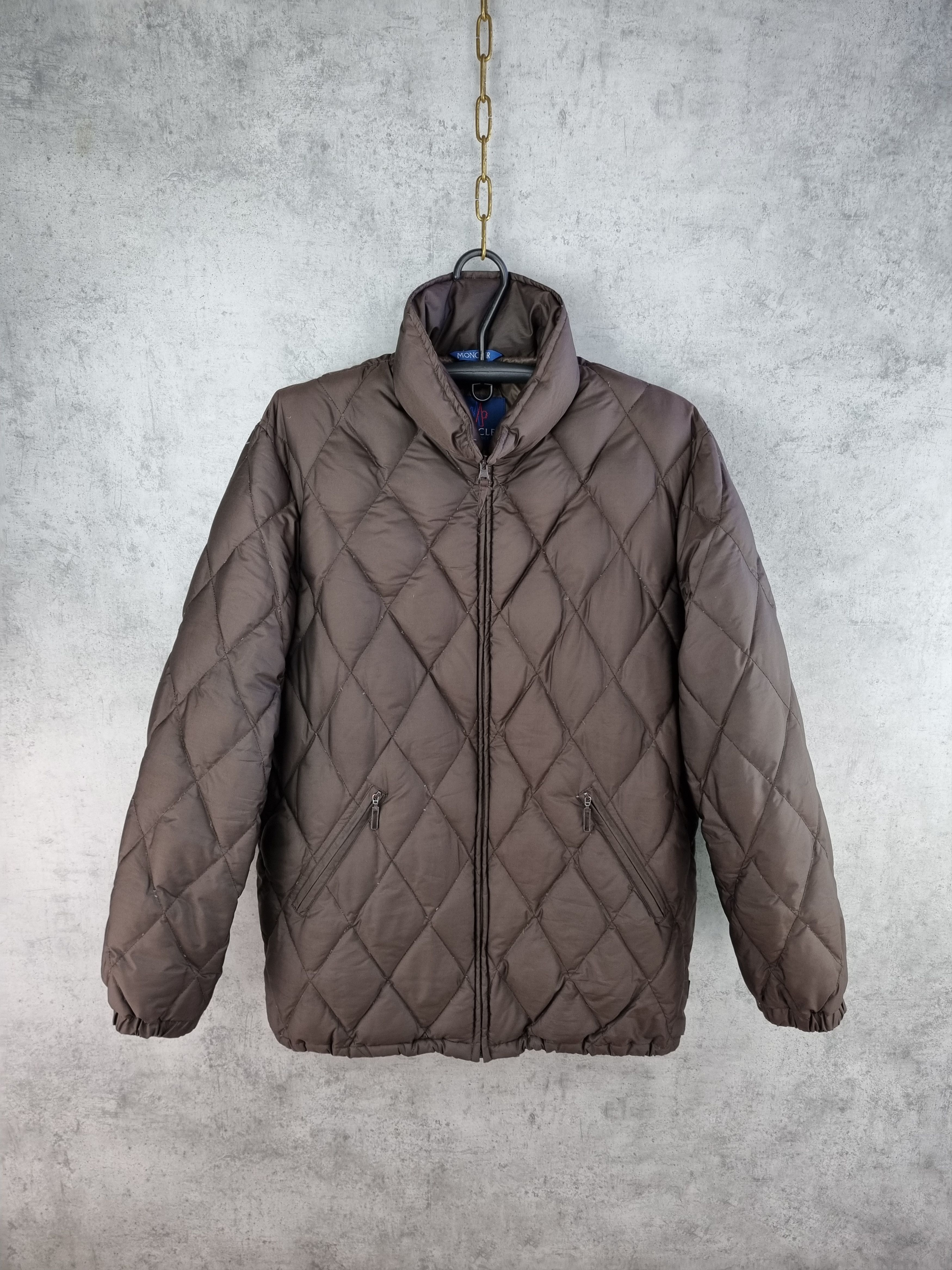 Moncler × Vintage 90s Moncler Grenoble Diamond Quilted Down Puffer Jacket Size US L / EU 52-54 / 3 - 2 Thumbnail
