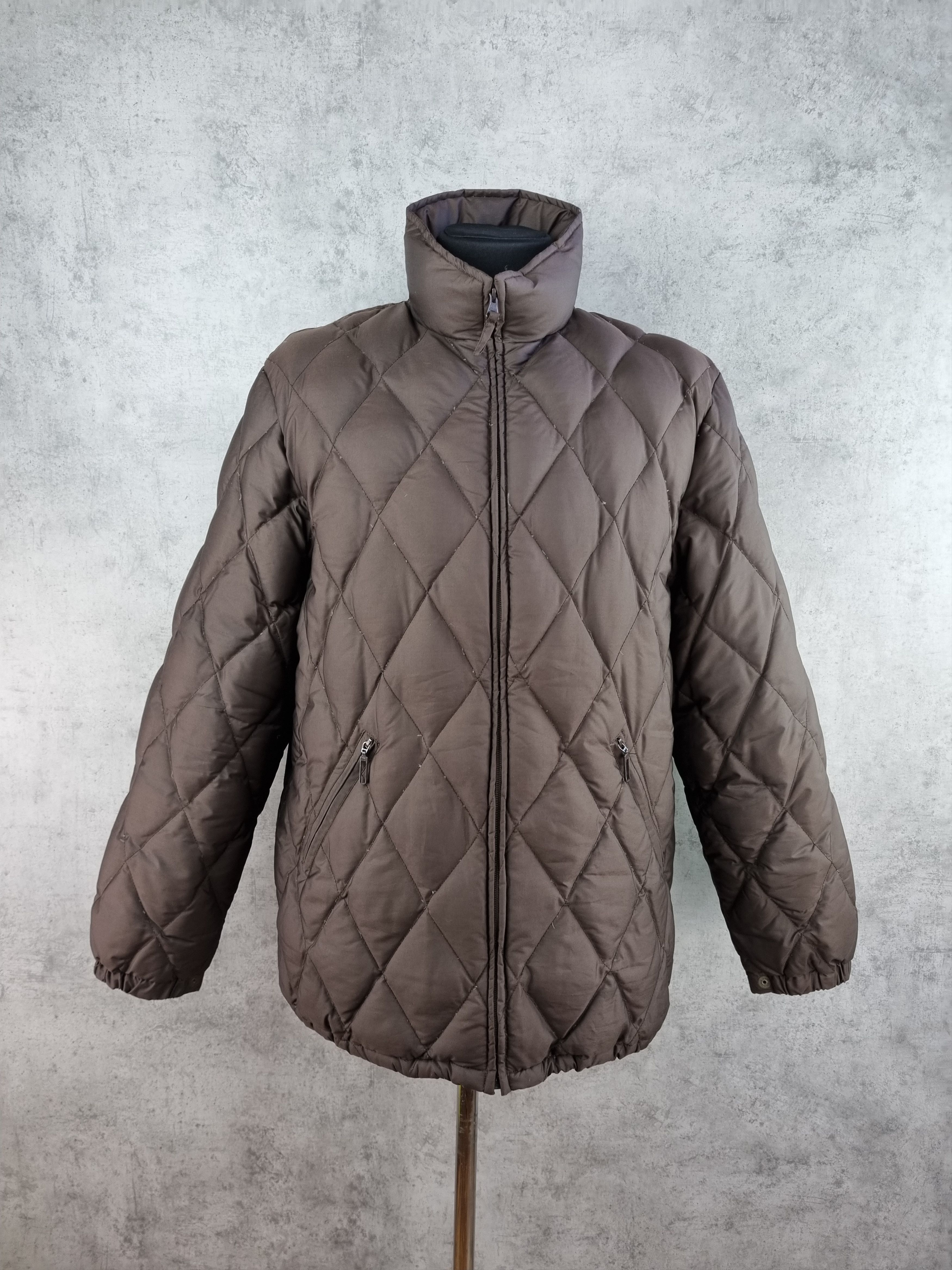 Moncler × Vintage 90s Moncler Grenoble Diamond Quilted Down Puffer Jacket Size US L / EU 52-54 / 3 - 1 Thumbnail