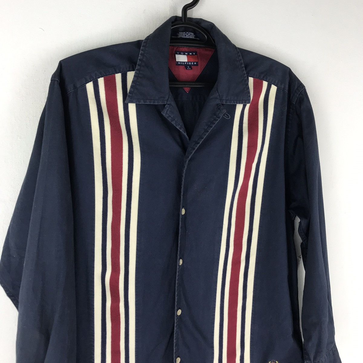Tommy Hilfiger VTG TOMMY HILFIGER BUTTON SHIRT ICONIC STRIKE Size US S / EU 44-46 / 1 - 4 Thumbnail
