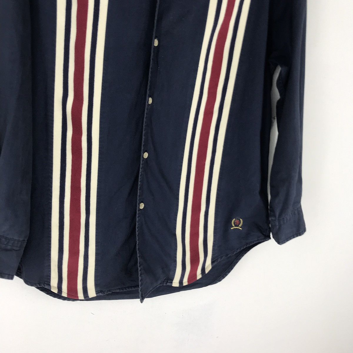 Tommy Hilfiger VTG TOMMY HILFIGER BUTTON SHIRT ICONIC STRIKE Size US S / EU 44-46 / 1 - 5 Thumbnail