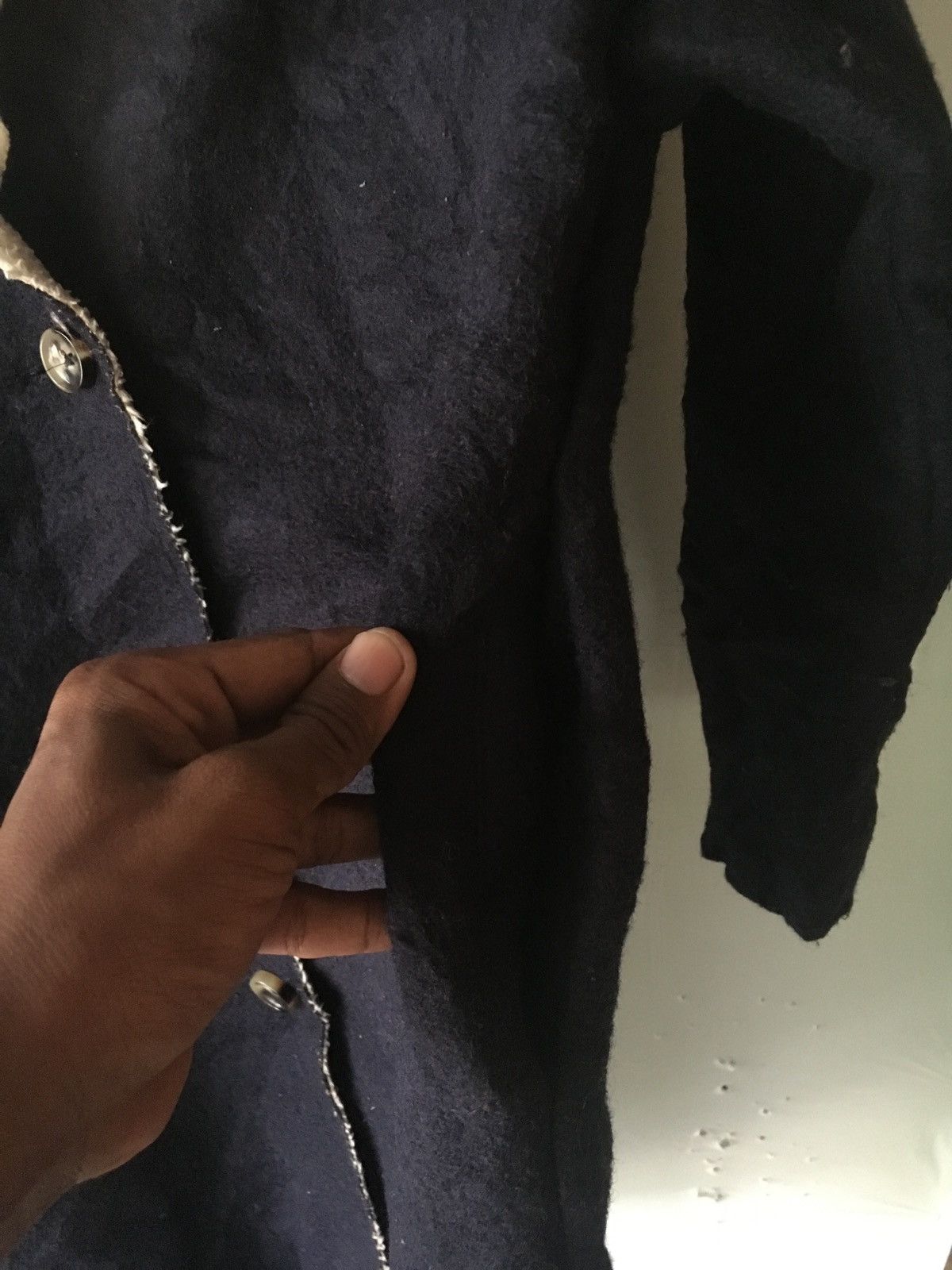 Zara ZARA BLUE SIZE S LONG JACKET WOOL Size US S / EU 44-46 / 1 - 5 Thumbnail