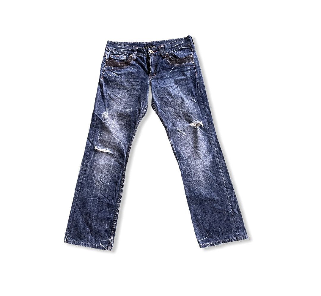 Japanese Brand BACK NUMBER JEANS JAPAN Size US 34 / EU 50 - 1 Thumbnail