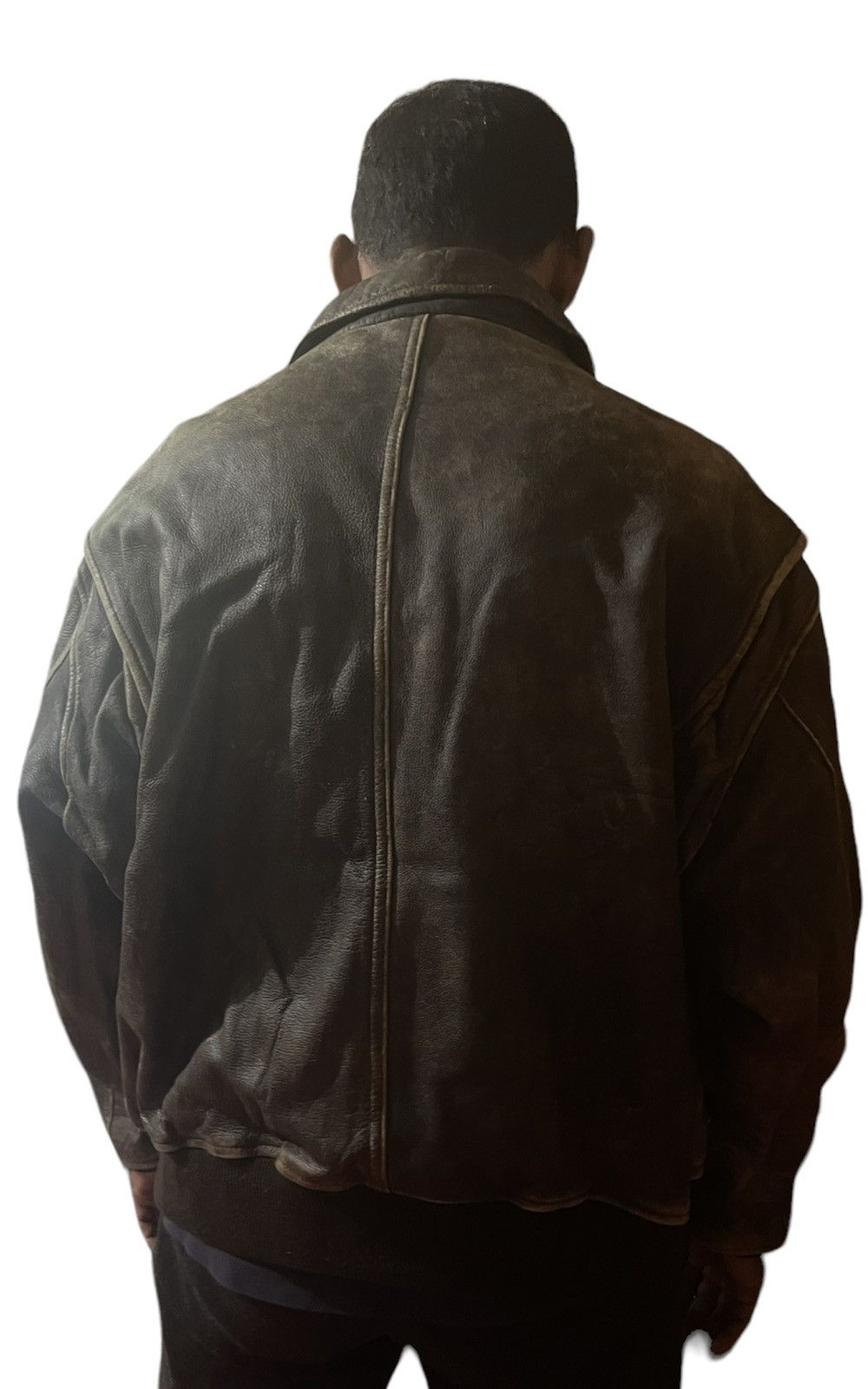 Vintage VINTAGE GACCA LEATHER JACKET Size US M / EU 48-50 / 2 - 2 Thumbnail
