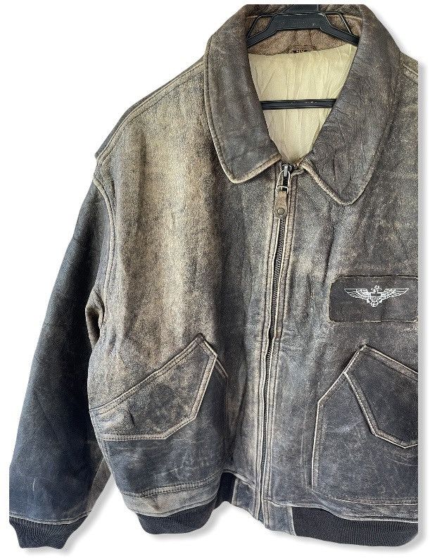Vintage VINTAGE GACCA LEATHER JACKET Size US M / EU 48-50 / 2 - 5 Thumbnail