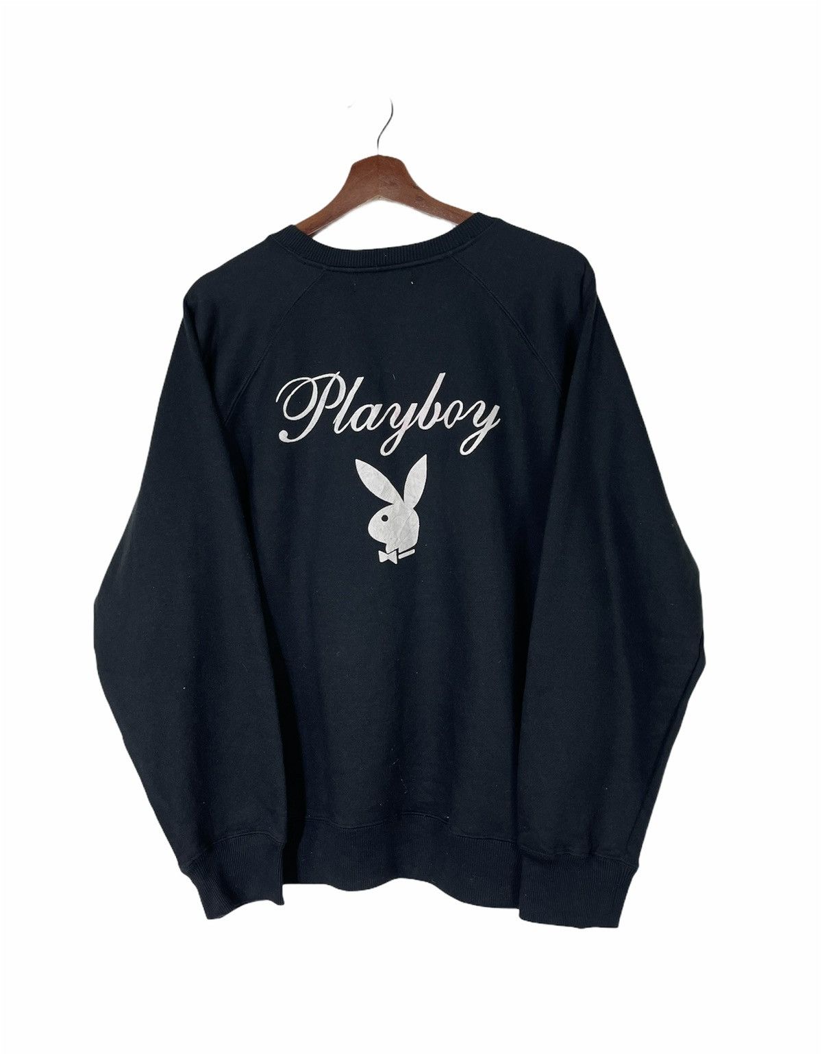 Playboy × Vintage Vintage PLAYBOY Sweatshirt BIG LOGO Size US M / EU 48-50 / 2 - 1 Thumbnail