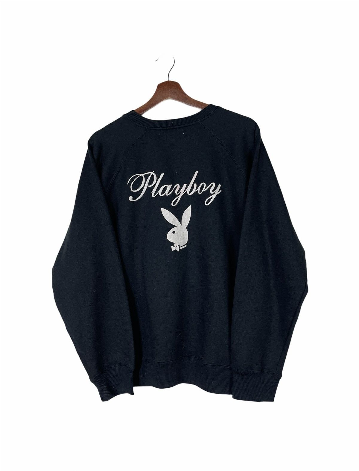 Playboy × Vintage Vintage PLAYBOY Sweatshirt BIG LOGO Size US M / EU 48-50 / 2 - 4 Thumbnail