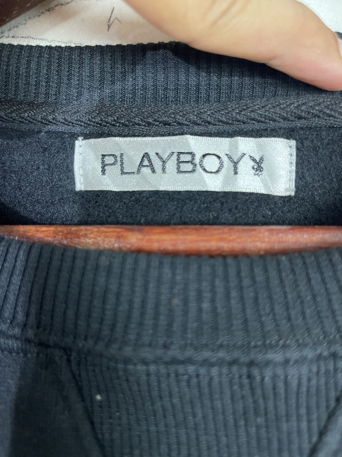 Playboy × Vintage Vintage PLAYBOY Sweatshirt BIG LOGO Size US M / EU 48-50 / 2 - 3 Thumbnail