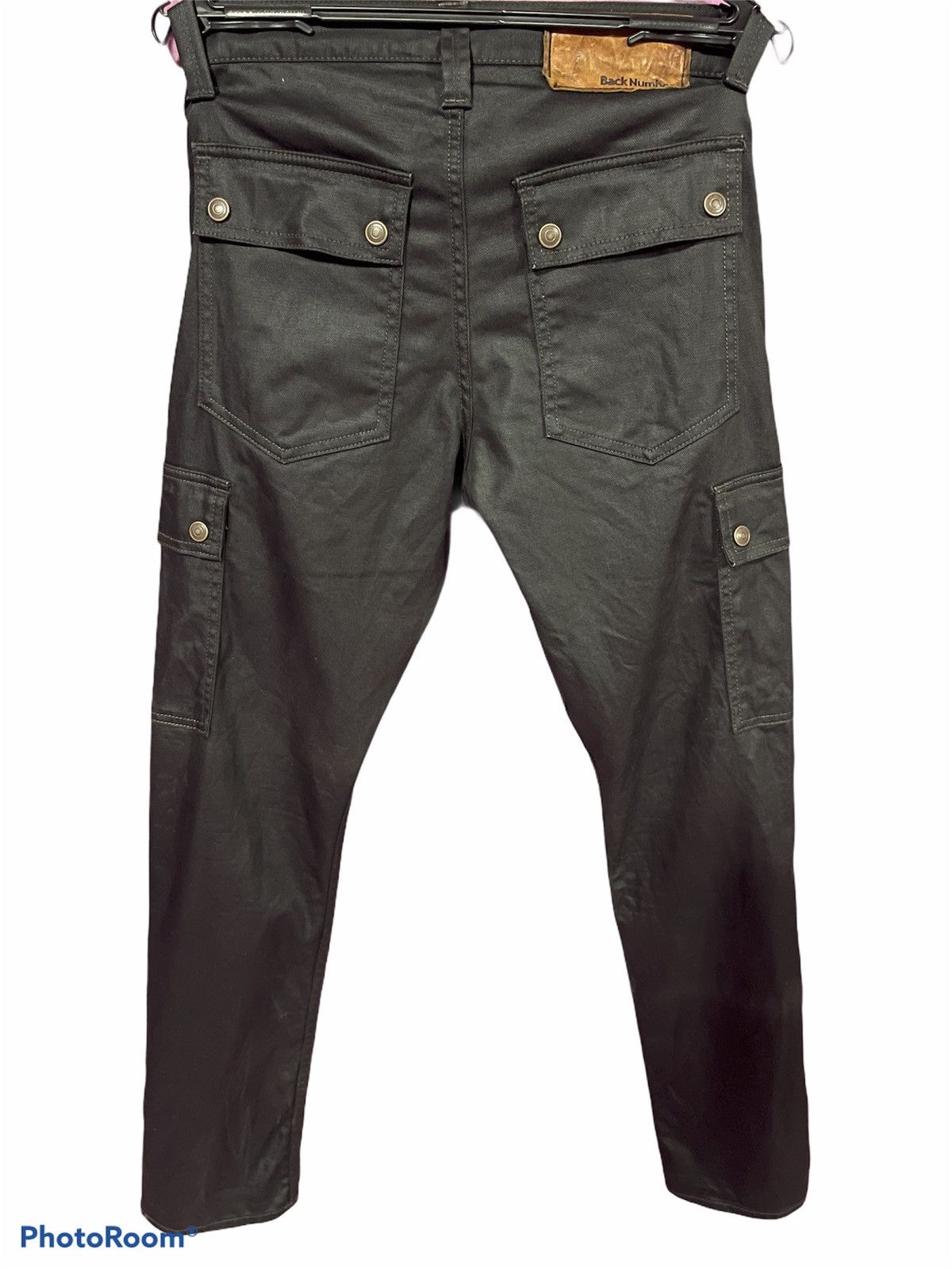 Japanese Brand BACK NUMBER BLACK CARGO PANTS JAPAN Size US 30 / EU 46 - 2 Thumbnail