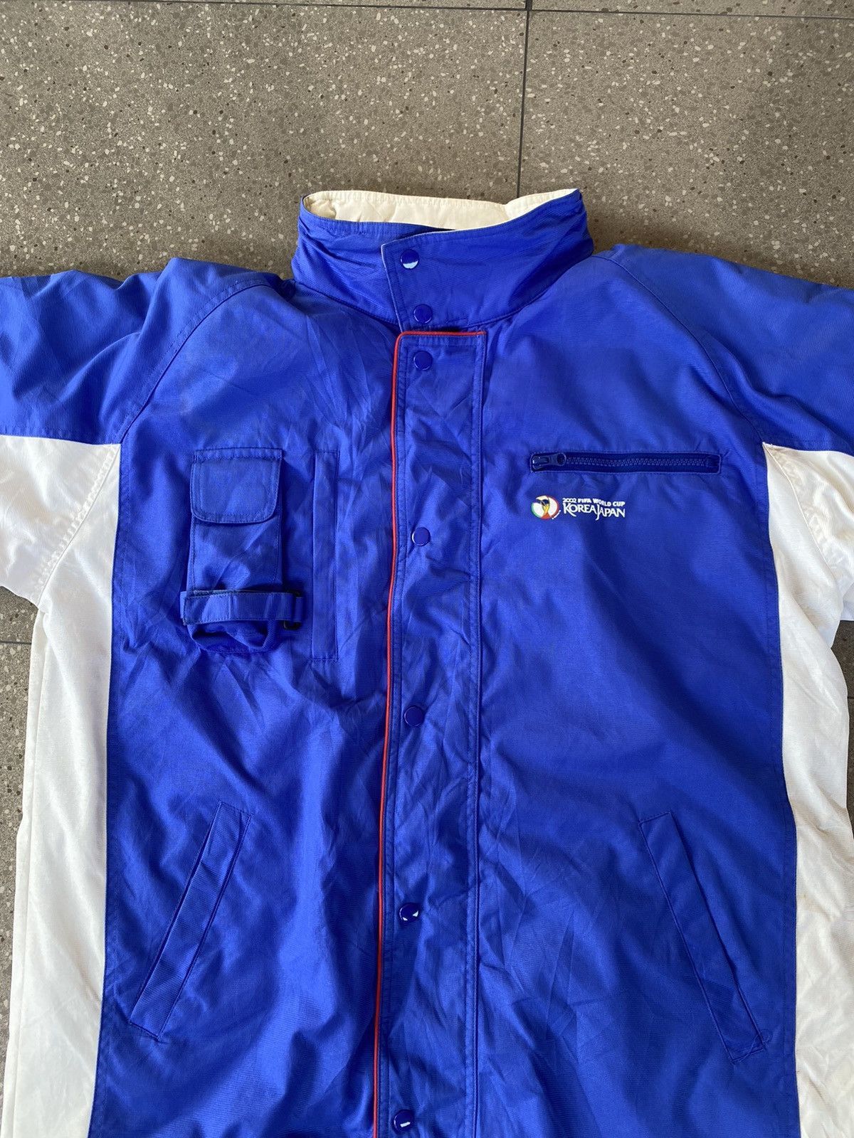 Vintage Vintage FIFA WORLD CUP 2002 Long Jacket Sherpa Lining Size US L / EU 52-54 / 3 - 6 Thumbnail
