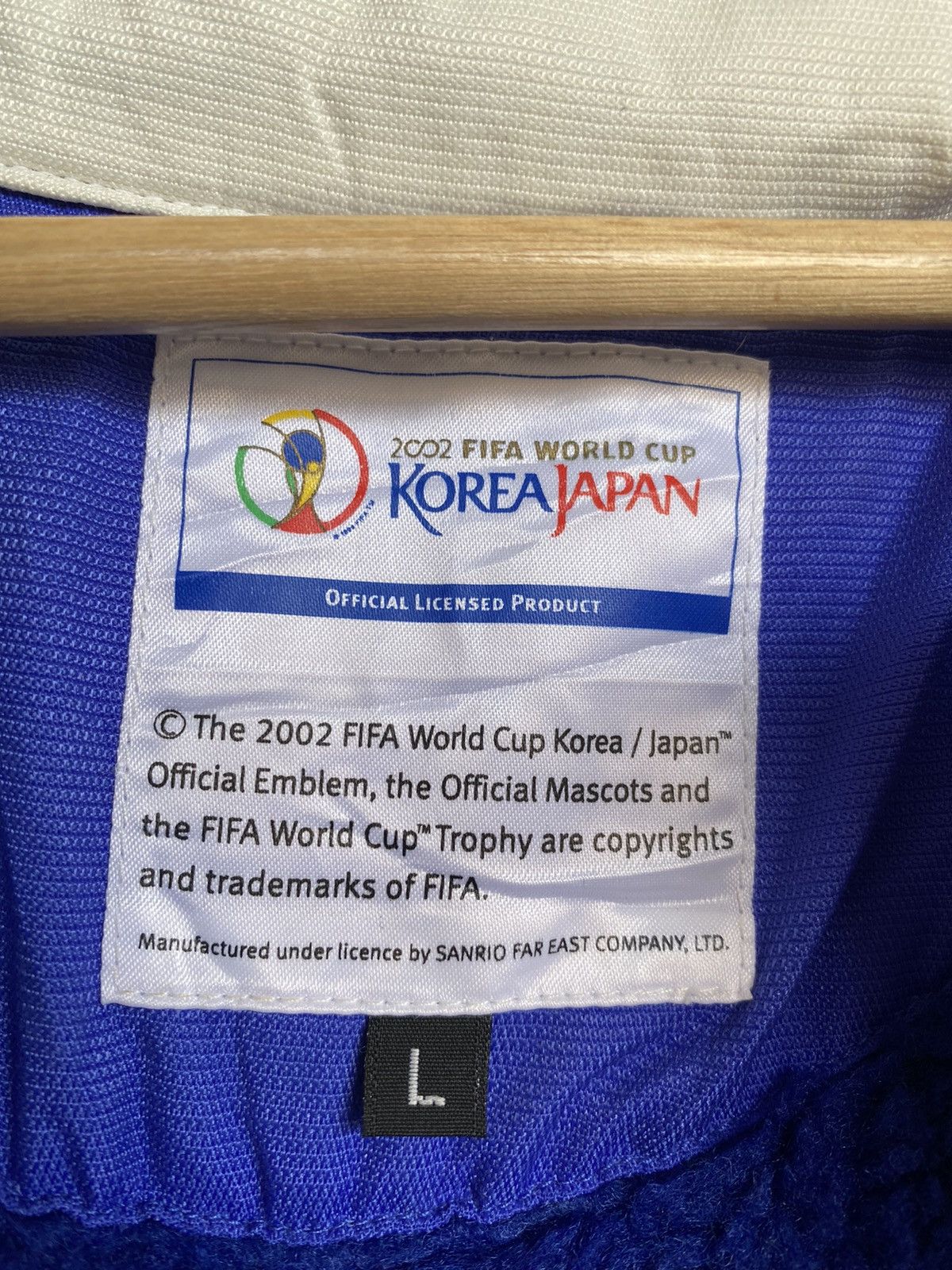 Vintage Vintage FIFA WORLD CUP 2002 Long Jacket Sherpa Lining Size US L / EU 52-54 / 3 - 4 Thumbnail