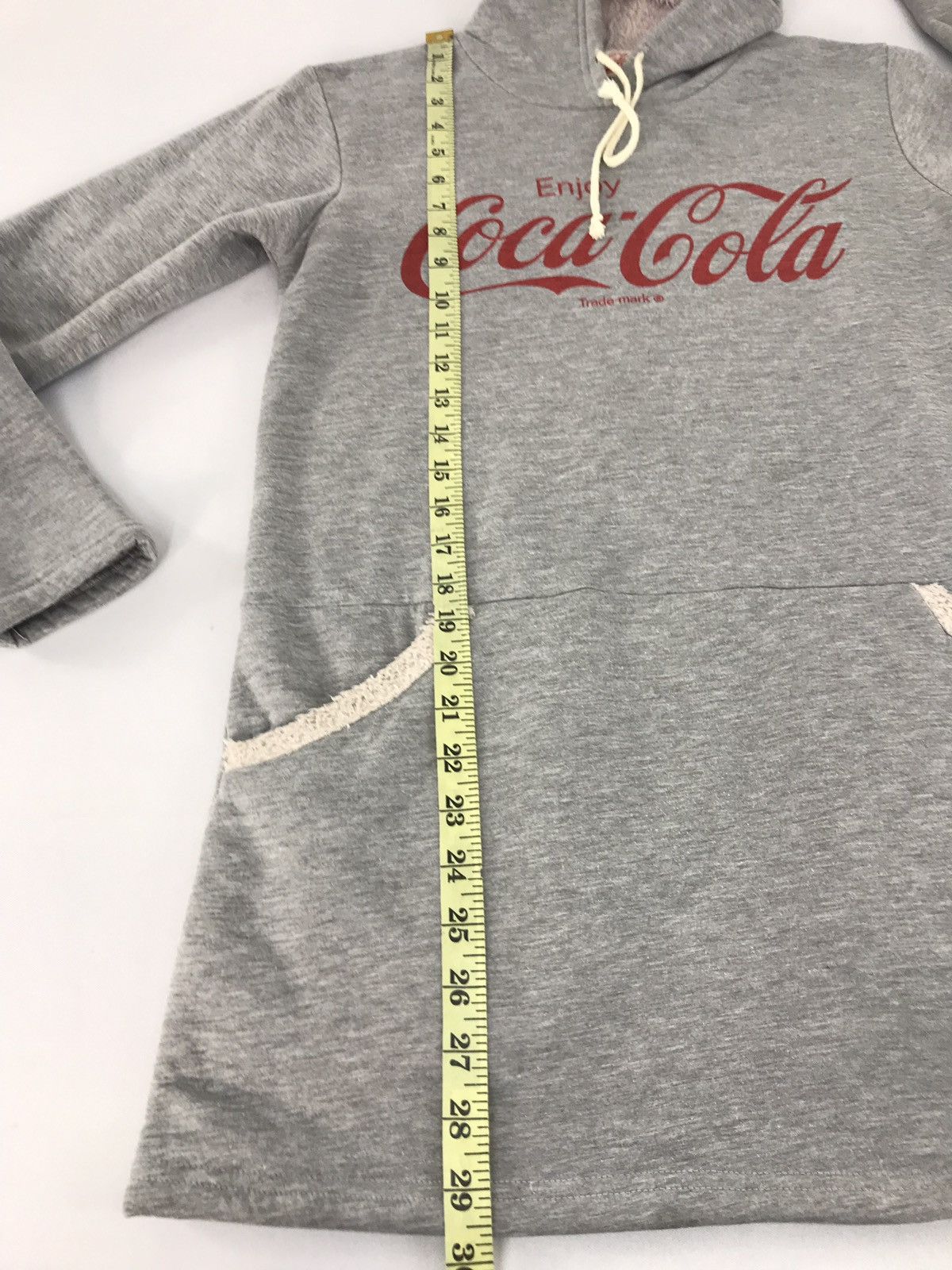 Coca Cola Vintage Coca-Cola Double Pocket Hoodie Long Sleeve Shirsts Size US S / EU 44-46 / 1 - 9 Thumbnail