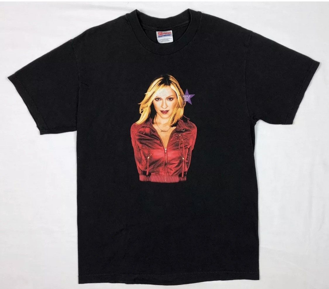 image of Vintage Madonna Tour Tee in Black, Men's (Size Medium)