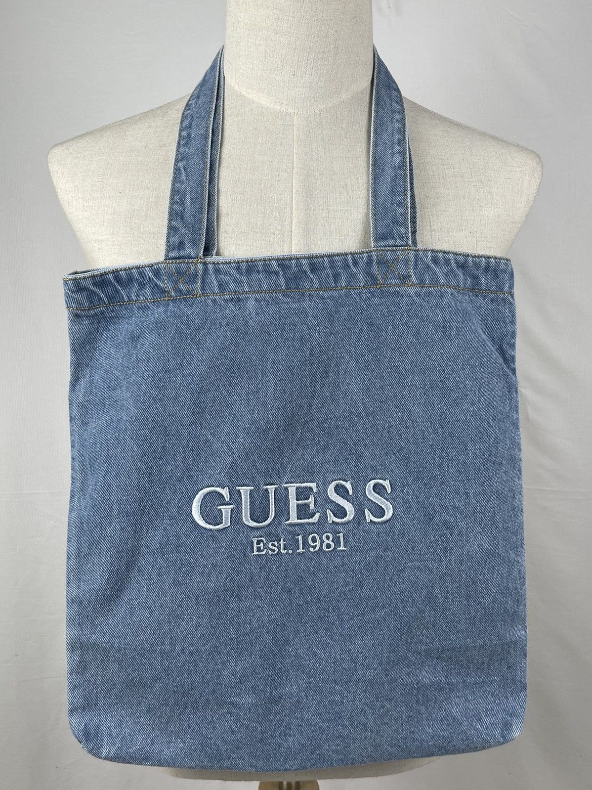 Guess guess denim tote bag t6 Size ONE SIZE - 1 Thumbnail