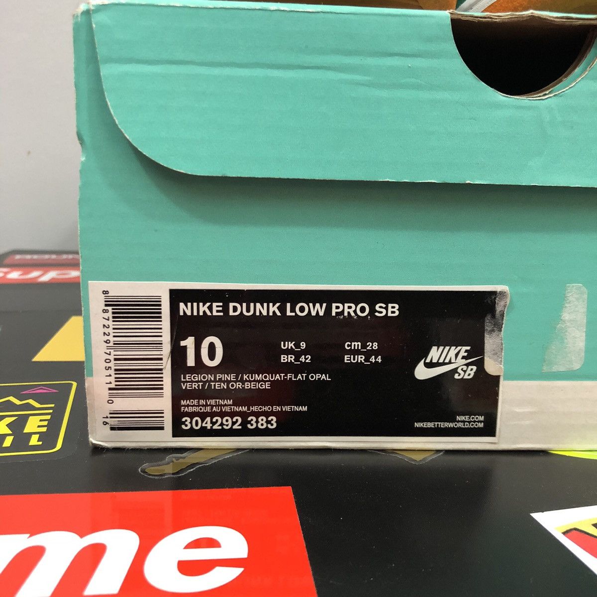 Nike Nike SB Dunk Low Legion Pine (2016) Size US 10 / EU 43 - 7 Thumbnail