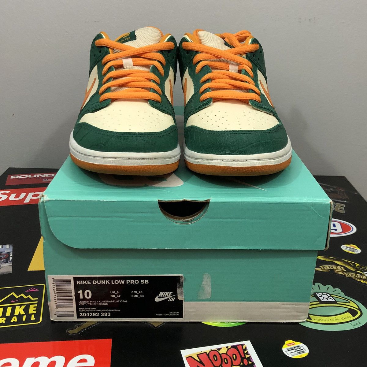 Nike Nike SB Dunk Low Legion Pine (2016) Size US 10 / EU 43 - 3 Thumbnail