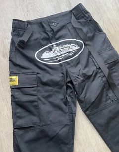 Corteiz Guerillaz* Cargo Pants Navy