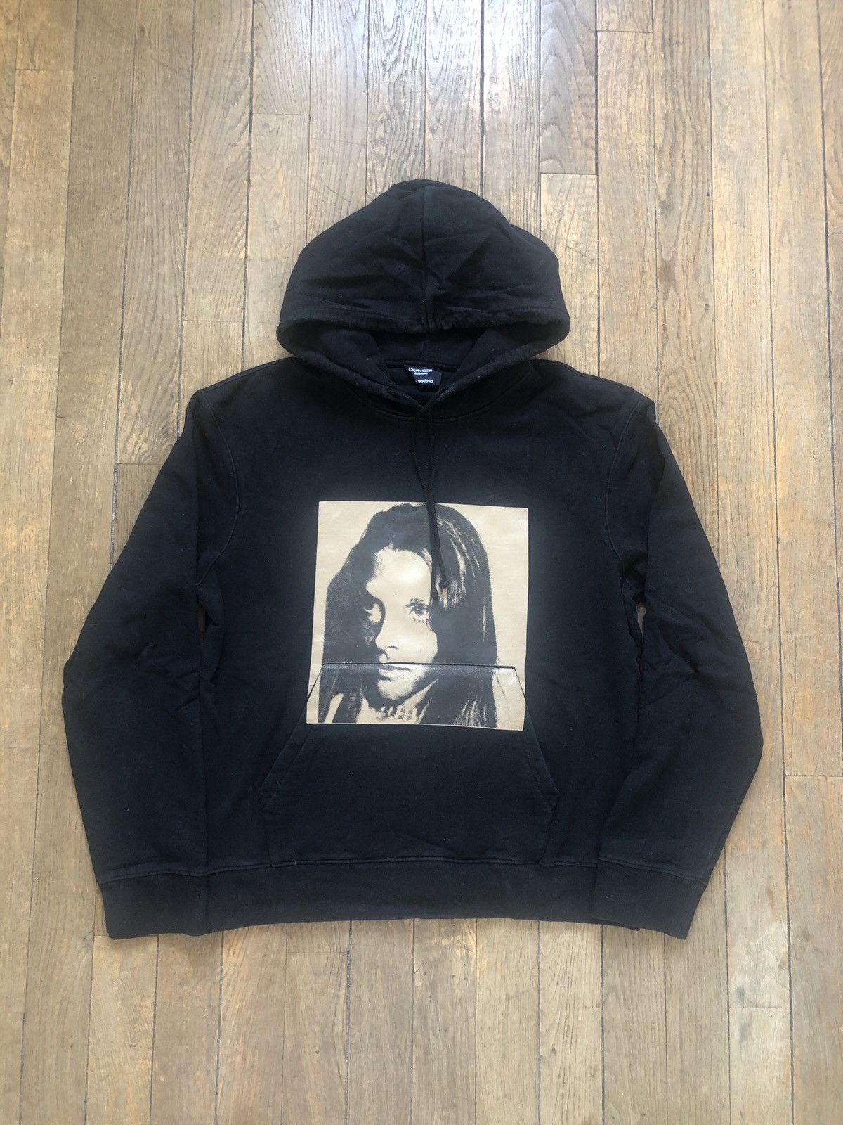 image of Andy Warhol x Calvin Klein 205W39Nyc Hoodie in Black, Men's (Size XL)