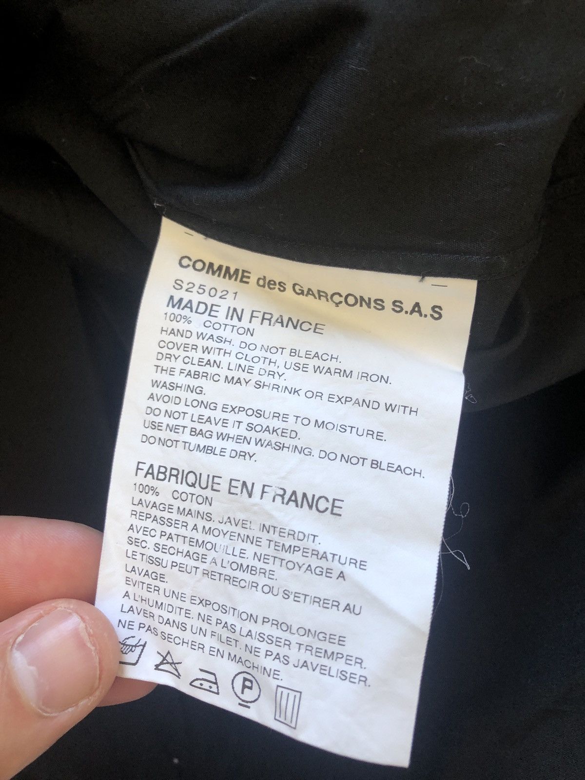 Comme des Garcons CDG bondage shirt Size US M / EU 48-50 / 2 - 5 Thumbnail