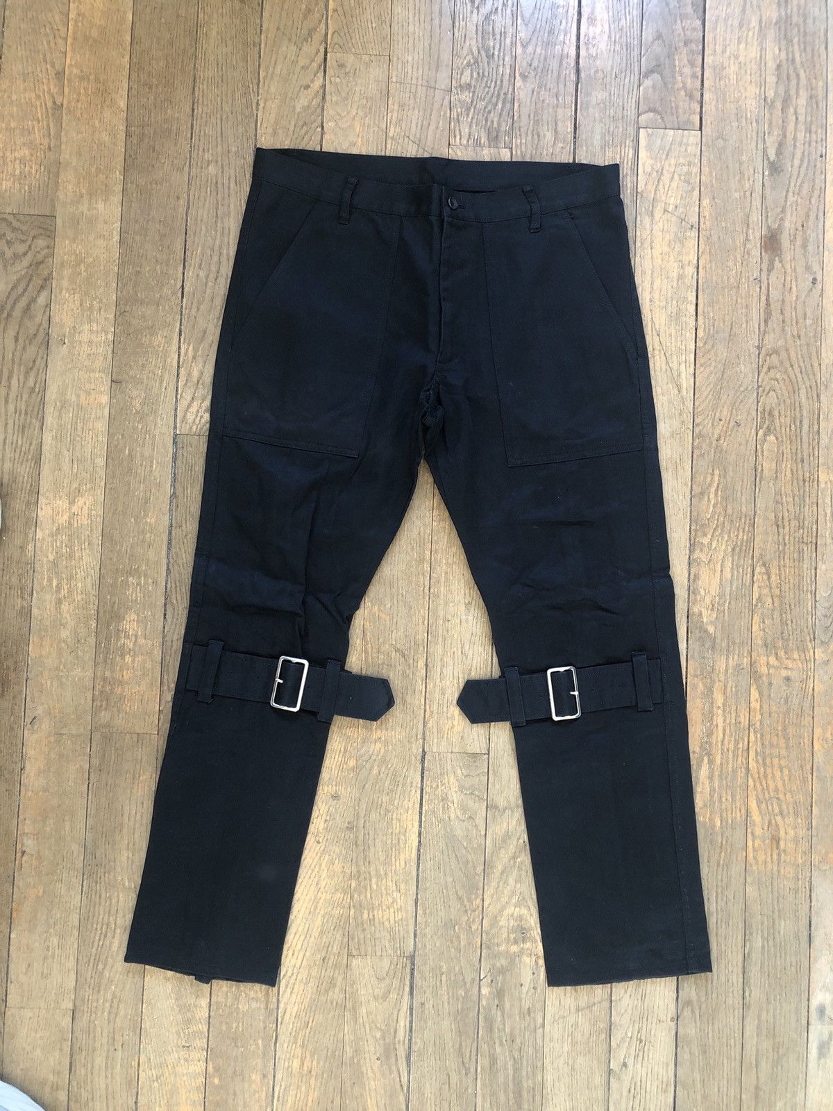 Image of Comme Des Garcons x Comme Des Garcons Shirt Cdg Shirt Bondage Pants in Black, Men's (Size 33)