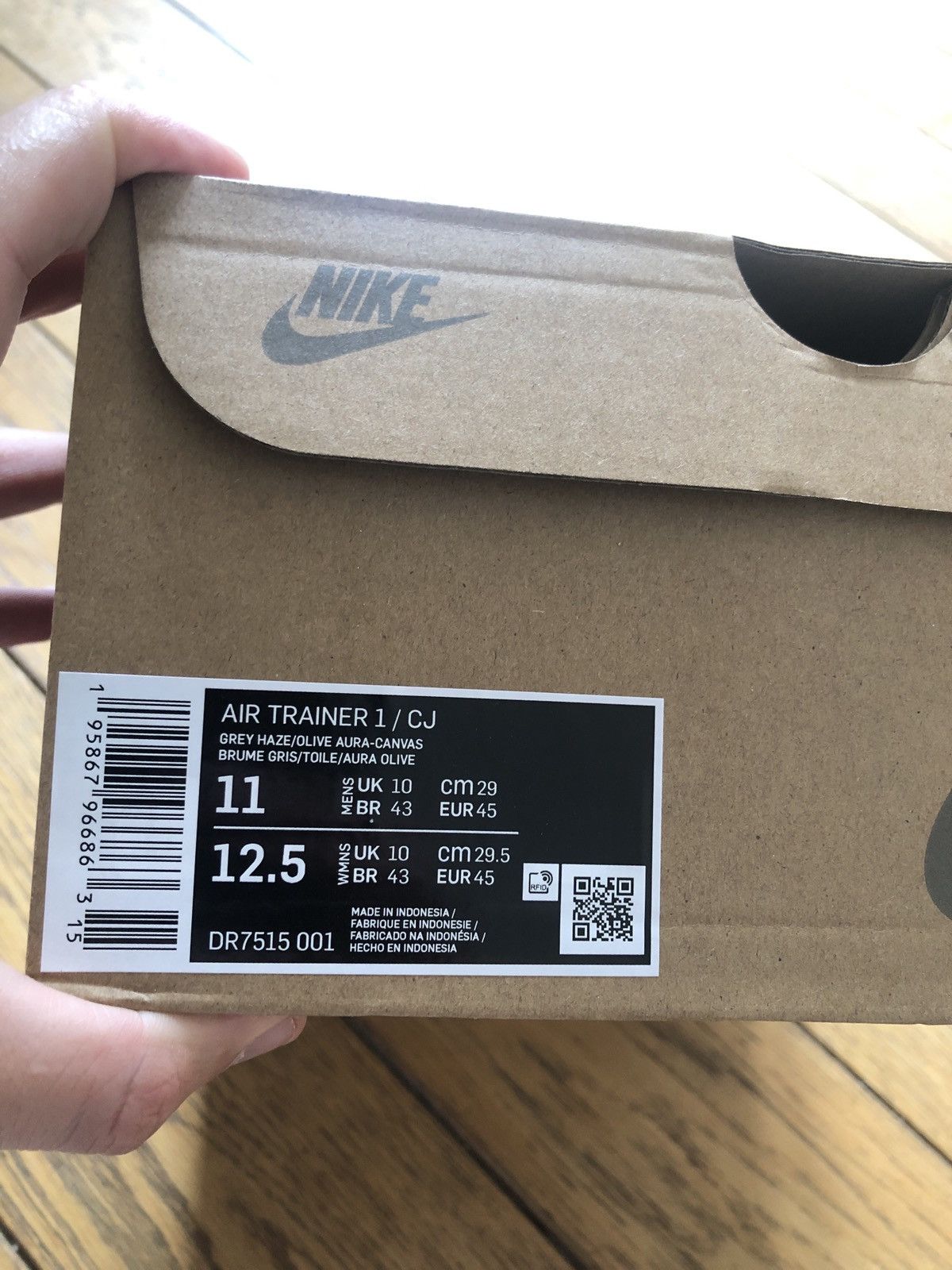 Nike × Travis Scott Air Trainer 1 Cactur Corp Size US 11 / EU 44 - 12 Thumbnail