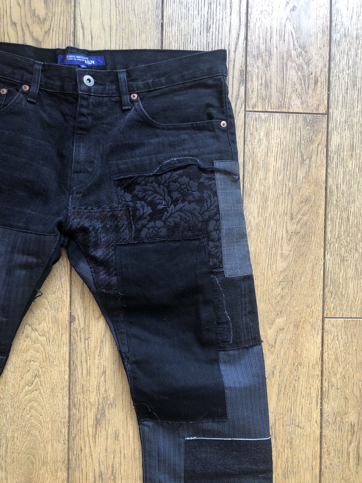 Comme des Garcons × Junya Watanabe Junya Watanabe patchwork denim jeans Size US 34 / EU 50 - 3 Thumbnail