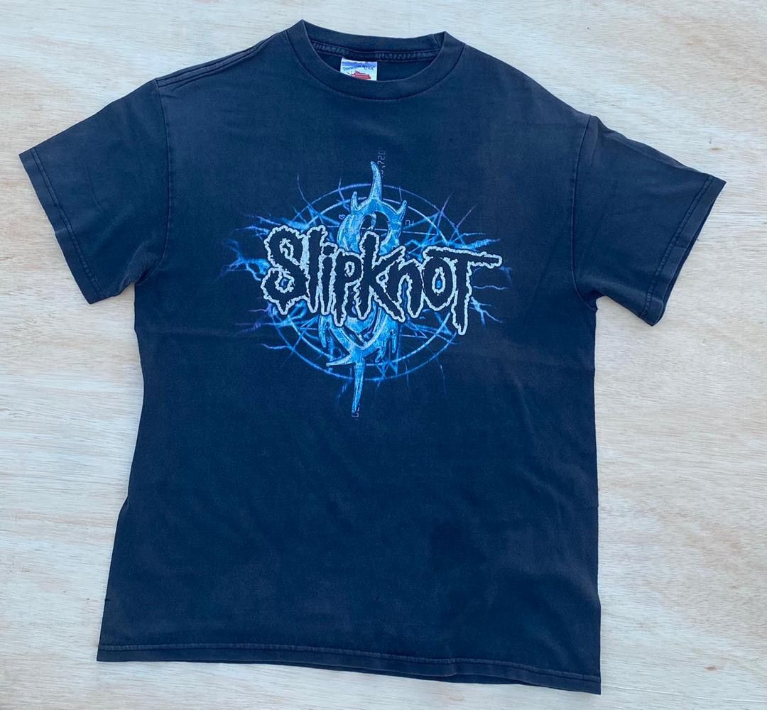 Band Tees × Vintage vintage tee SLIPKNOT A37 Size US M / EU 48-50 / 2 - 1 Thumbnail