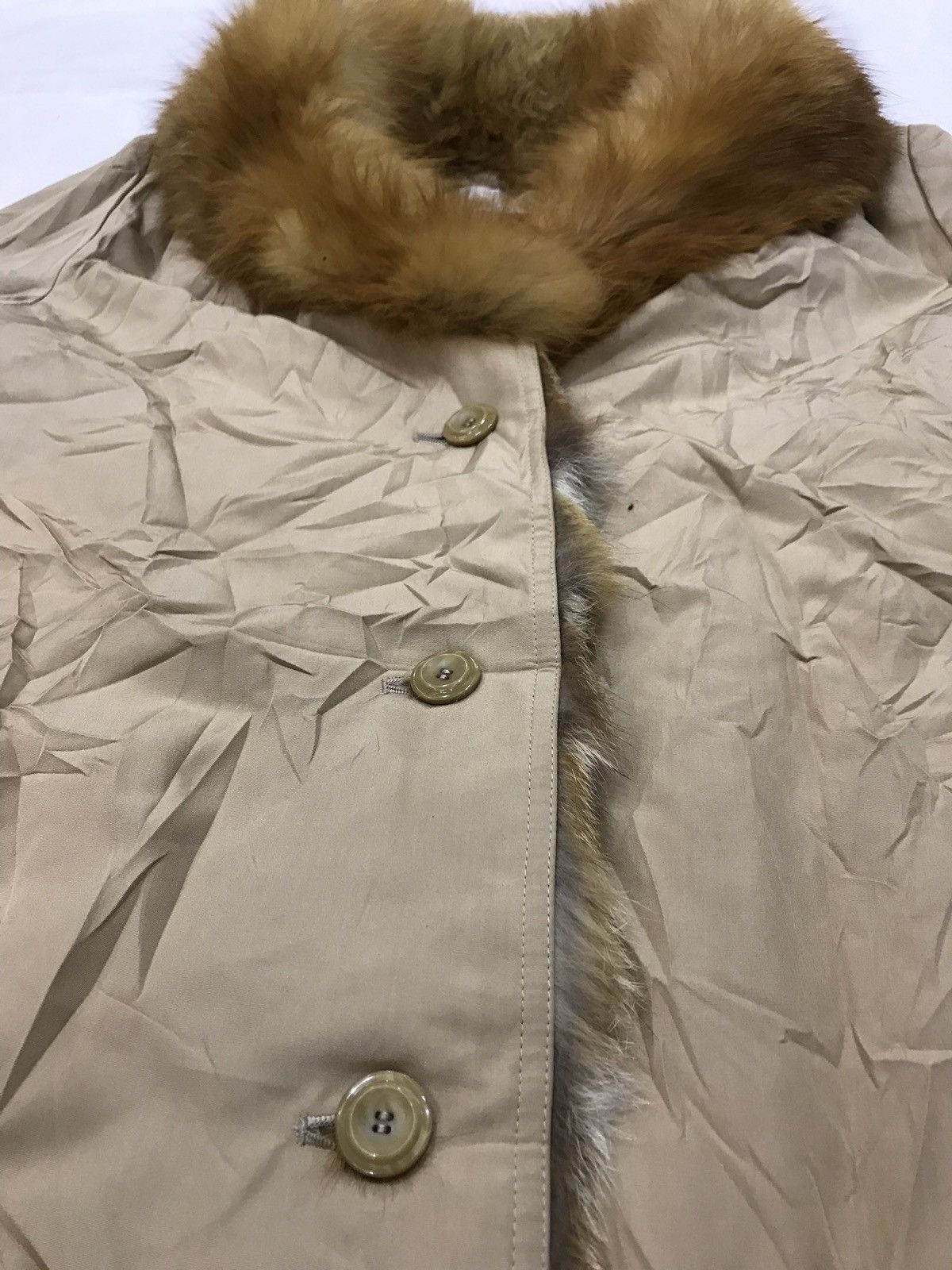 Japanese Brand × Vintage 💥💥 AUTHENTIC VINTAGE SUMAKO ITO FOZ FUR JACKET TRENCH COAT Size US M / EU 48-50 / 2 - 3 Thumbnail